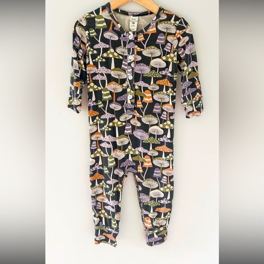 Kate Quinn Mushroom bamboo romper